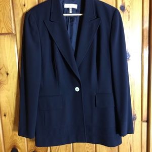 Escada 100% Wool Blazer Black Size 40